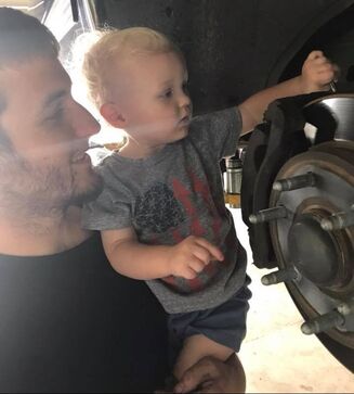 Ben and son Bennett